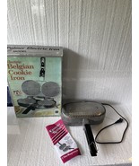 C Palmer Thin Belgian Cookie Iron, Model 1120, Made in the USA  - $1,316.98 MXN