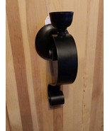 1 Wall Mount Candle Holder Heavy Solid Metal Sconce Home Decor Brushed B... - $318.36 MXN
