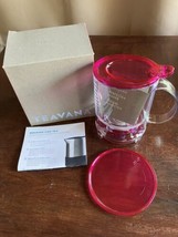 TEAVANA Perfect Tea Perfectea Maker Pink Fuchsia BPA free 16 oz - $22.76