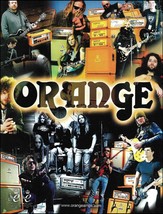 Rock Guitarist choose Orange guitar amplifier advertisement 2009 amp ad print - £3.32 GBP