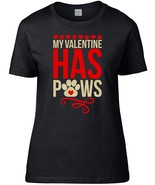 Pet Lover Valentines Day Shirt, My Valentine Has Paws Shirt, Dog Lover S... - £12.65 GBP+