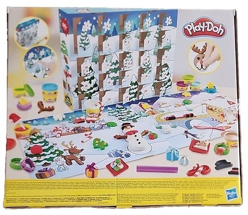 PLAY-DOH ~ 24+ Surprises ~ Christmas Advent Calendar ~ Hasbro Play Set ~ New Item image 4