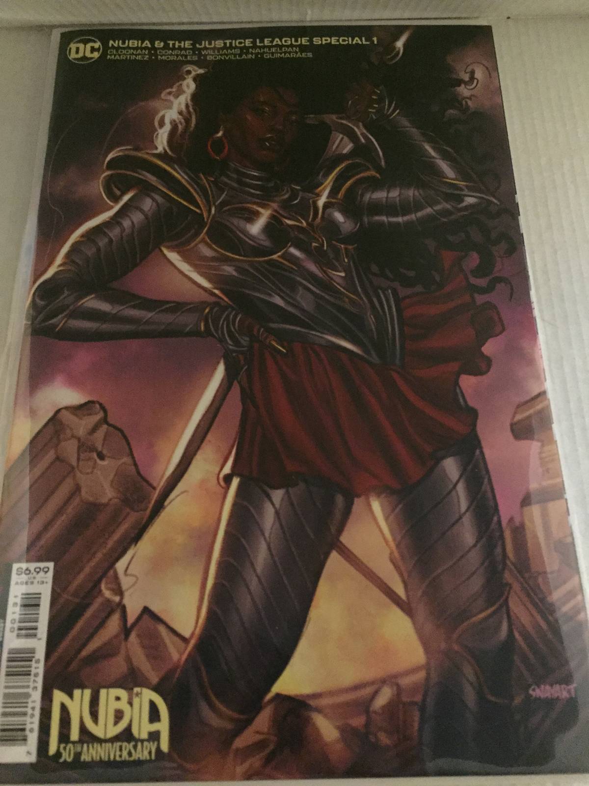 2022 DC Comics Nubia & The Justice League Joshua Sway Swaby Special Variant #1 Item image 2