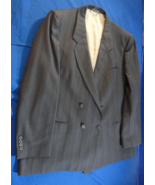 4 BUTTON DESIGNER NINO CERRUTI PARIS GRAY SUIT JACKET 44X24 - $703.90 MXN