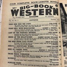 Big-Book Western Magazine Tom Roan Volume 27 No 1 October 1949 - £9.72 GBP