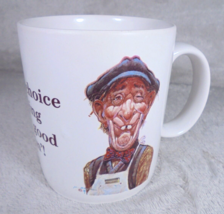 Vintage Leanin Tree Mike Scovel Old Man Cup Mug &quot;Rich or Good Lookin&#39;!&quot; Colorado - $15.79