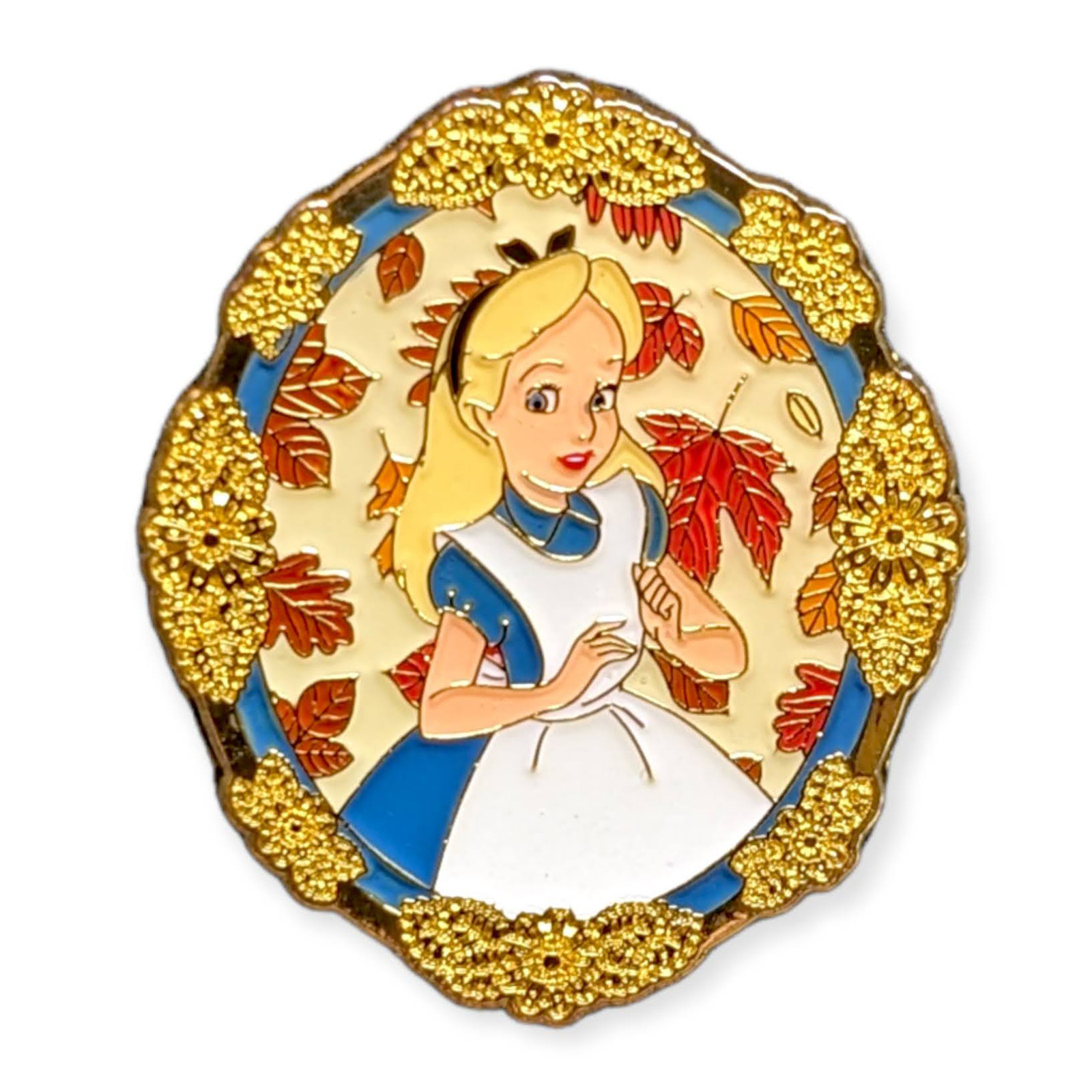 Alice in Wonderland Disney Loungefly Pin: Alice Fall Wreath - £15.90 GBP