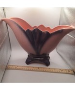 13in X 8.5in X 4in Scalled Pink And Purple Vase - $22.50