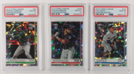 Lotto Di 3 PSA 10 2019 Topps Chrome Sapphire Edizione Laureano, Urias , Kieboom - £105.53 GBP