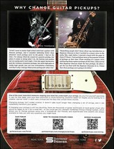 Guns N&#39; Roses Slash Slipknot Mick Thomson Seymour Duncan Guitar Pickups ad print - £3.14 GBP