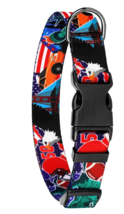 USA Pattern Dog Collar Pet Collar Size XL Adjustable From 18&quot; to 26&quot; NEW - £11.91 GBP