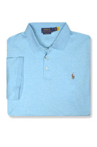 Polo Ralph Lauren Aqua Blue Classic Fit Interlock Polo Shirt Large L PRL... - $98.51