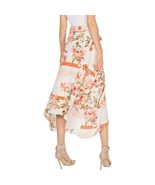 CALVIN KLEIN Ruffle Front Floral Midi Summer Skirt with belt SZ 2 NEW  $99 - $753.62 MXN