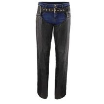 Authentic Black Leather Chaps - $85.00