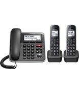 Kx-Tgb852B (Black) By Panasonic, Expandable Corded/Cordless Phone System... - £81.82 GBP