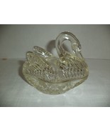 24% Lead Crystal Swan Trinket Holder - $284.91 MXN