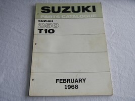 1962 1963 1964 1965 1966 1967 Suzuki 250 T10 Parts manual book - $39.49