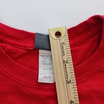 MV Sport TITUS MOUNTAIN Spellout Men's Red Cotton Shirt Long Sleeve Size Large image 4