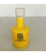 Kiku after bath cologne Faberge vintage made in USA yellow milk glass bo... - $32.62
