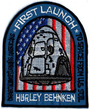 Flights Dragon SpX-DM2 #3 First Crewed Spacex Nasa Demo-2 Space Patch - $19.99+