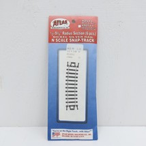 Atlas N Scale Code 80 Half 9.75&quot; Radius Curved Track Sections Nickel Sil... - $10.00