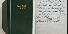 1953 vintage DONALD L MAKKOO rensselaer ny USN DIARY handwritten navy pe... - $143.55