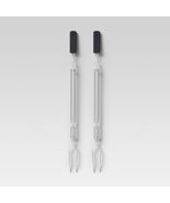 Room Essentials Stainless Steel Extension Forks 2pk Black Polypropylene ... - €9,01 EUR