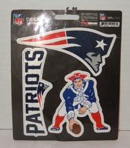 NFL New England Patriots Decal 3 Pack Multi Use Red Blue Gray - $14.80