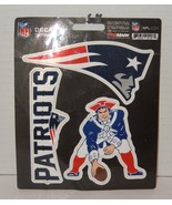 NFL New England Patriots Decal 3 Pack Multi Use Red Blue Gray - $272.96 MXN