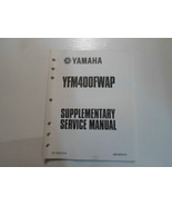 2002 Yamaha YFM400FWAP Supplémentaire Service Manuel Usine OEM Livre 02 ... - $25.63 CAD