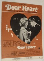 Vintage Dear Heart Sheet Music 1964 Glenn Ford Geraldine Page - £3.93 GBP