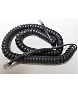 Cisco Handset Black Curly Cord 12 Ft Uncoiled 2 Ft Coiled - $16.45