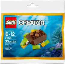 LEGO Creator Happy Sea Turtle 30476 Polybag NEW SEALED RETIRED - $11.39