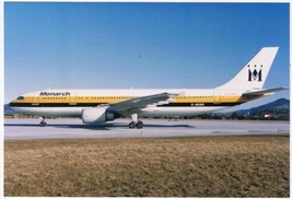 Photograph Airplane Airbus Monarch Co UK 4 x 6 - $0.67