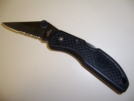 KNIFE 440 STAINLESS STEEL SERRATED BLADE #BK1247 - $9.09