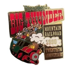 Disney Disneyland Pin - Big Thunder Mountain Railroad - 20th Anniversary... - $18.69