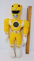 MMPR Yellow Ranger 18&quot; Plush Thinkway Toys 1993 Saban Trini Street Wise Designs - £37.97 GBP
