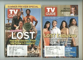 LOST TV Guide magazines lot of 2 - $4.00