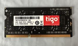 Tigo 4GB DDR3 SoDimm Laptop Ram Memory PC3L-12800S 1600Mhz TMTS4G58DFRIB... - $7.90
