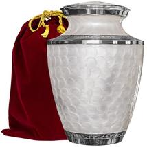 Extra Large White Cremation Urn for Human Ashes Up to 330 Pounds - £87.02 GBP