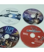 Nintendo Wii Games Lot of 4 Bundle Epic Mickey 2 Cars Race  o Rama I Spy  - £18.03 GBP