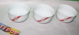 3 Vintage TWA Airlines Royal Ambassador Porcelain Bowls Michaud Abco 4&quot; - $49.49