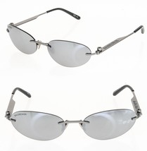 Balenciaga Glasant 0179 Ruthenium Silver Mirrored Fashion Sunglasses BB0179S 002 - £538.57 GBP