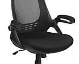 Executive Swivel Office Chair With Flip-Up Arms From Flash Furniture, Wi... - £187.87 GBP