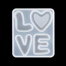 DIY Accessories English Letter Jewelry Making Keychain Pendants Love Sign Mold E - £9.97 GBP