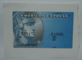 Vintage American Express Postal Postage Mail Envelope Cut Out X1 B22 - £1.34 GBP