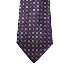 Brooks Brothers Makers 100% Silk Tie Necktie Patterned Extra Wide 4.25&quot; - $26.13