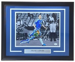 Frank Lampard Signed Framed 11x14 Chelsea FC Soccer Photo JSA - £130.28 GBP