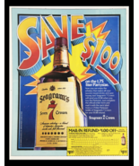 1983 Seagram&#39;s Seven Crown American Whiskey Circular Coupon Advertisement - £14.90 GBP