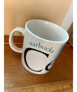 Starbucks CITY MUG Collector Series White &amp; Aqua Blue CEBU Travel Coffee... - $14.89